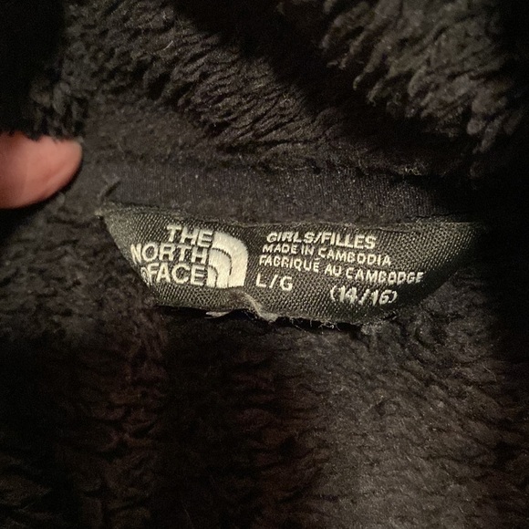 North Face Fleece Jacket, Black, Size Youth Large in EUC - Picture 6 of 6